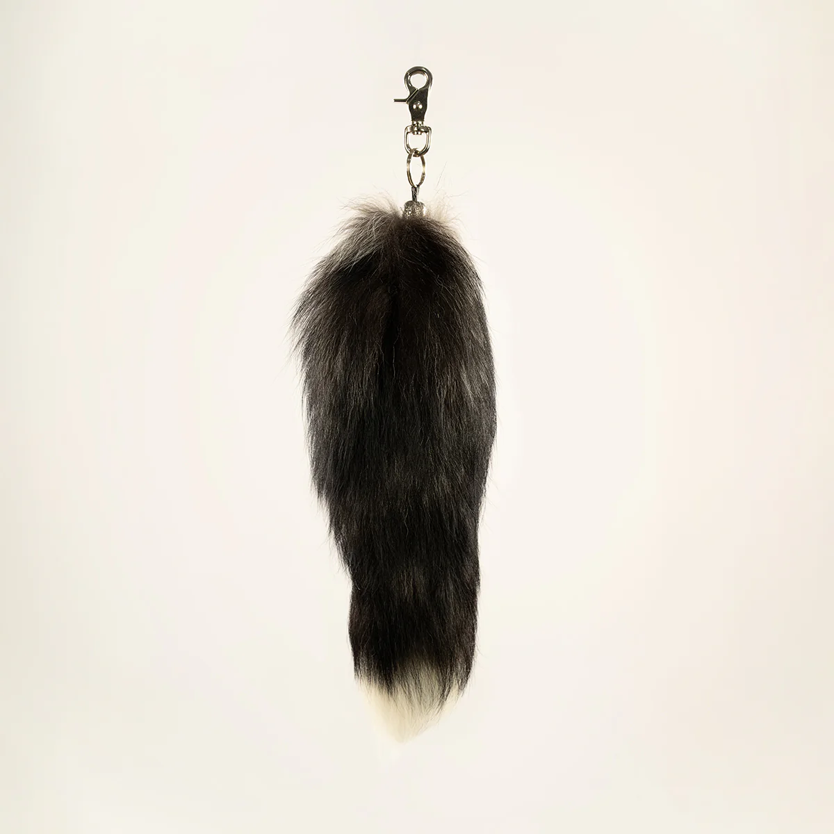 Silver Fox Fur Keychain 4 Silver Fox Fur Keychain