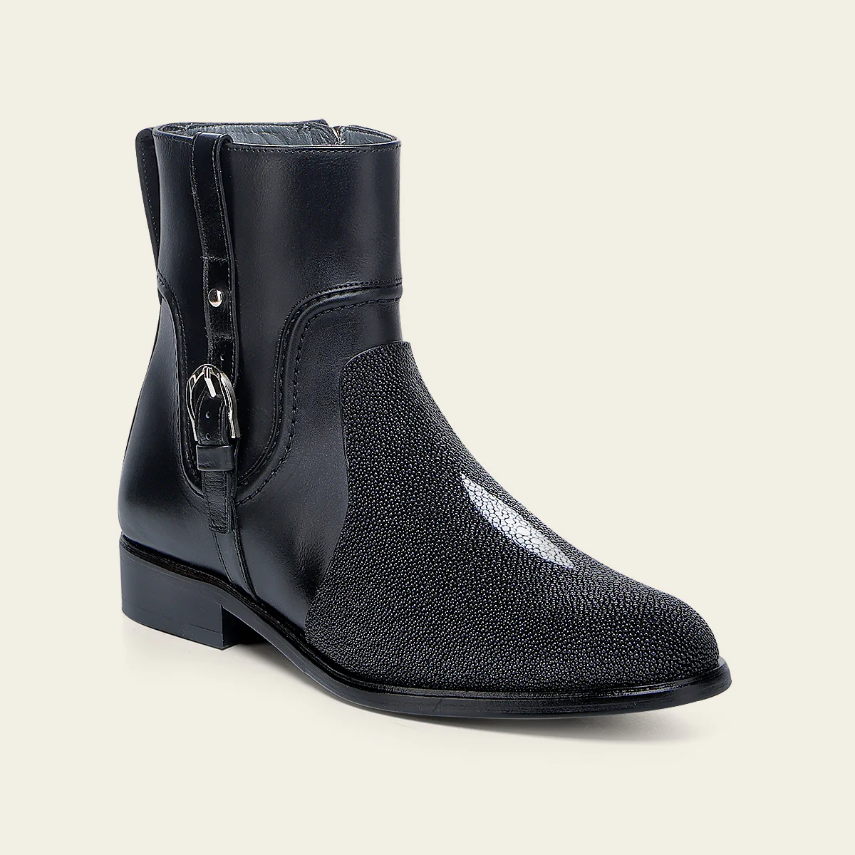 Ankle Casual Stingray Black Bootie