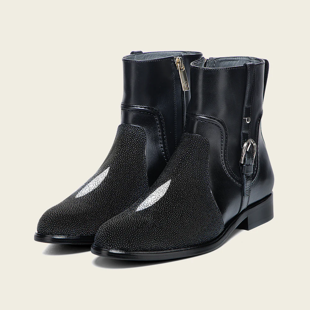 Ankle Casual Stingray Black Bootie