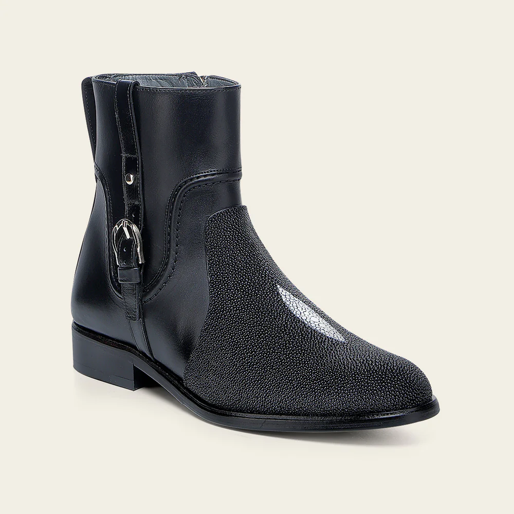 Ankle Casual Stingray Black Bootie