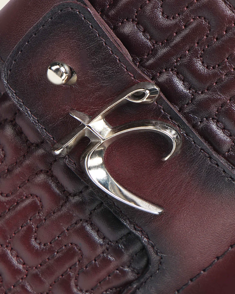 Franco Cuadra Luxury Women’s Modern Python Leather Fashion Boot in Wine