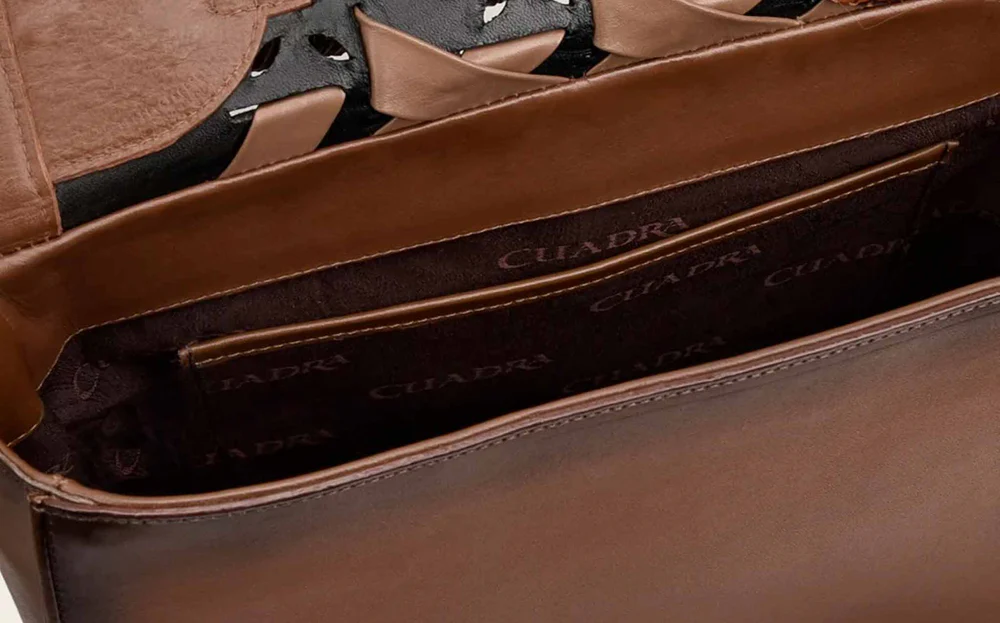 Brown Printed Top Handle Handbag 8 Brown Printed Top Handle Handbag