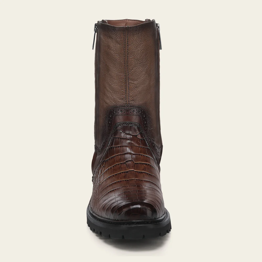 Honey Brown Exotic Aligator Urban Boots 17 Honey Brown Exotic Aligator Urban Boots