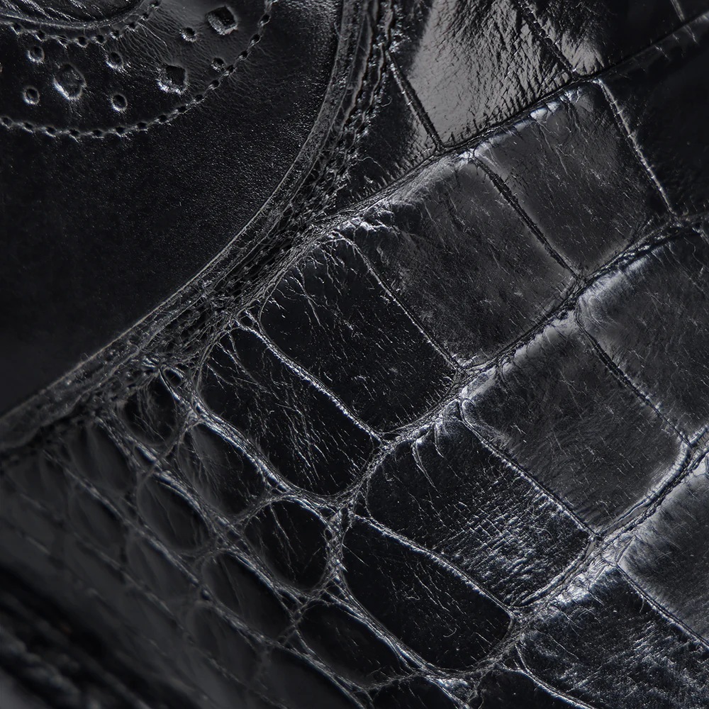 Black Exotic Aligator Urban Boots 15 Black Exotic Aligator Urban Boots