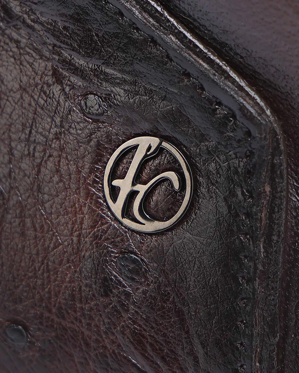 Hand-Shaded Brown Men’s Dress Boot in Genuine Ostrich and Bovine Leather 10 Hand-Shaded Brown Men’s Dress Boot in Genuine Ostrich and Bovine Leather