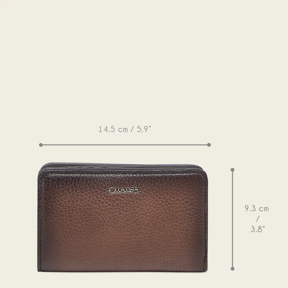 Honey Brown Minimalistic Deer Wallet