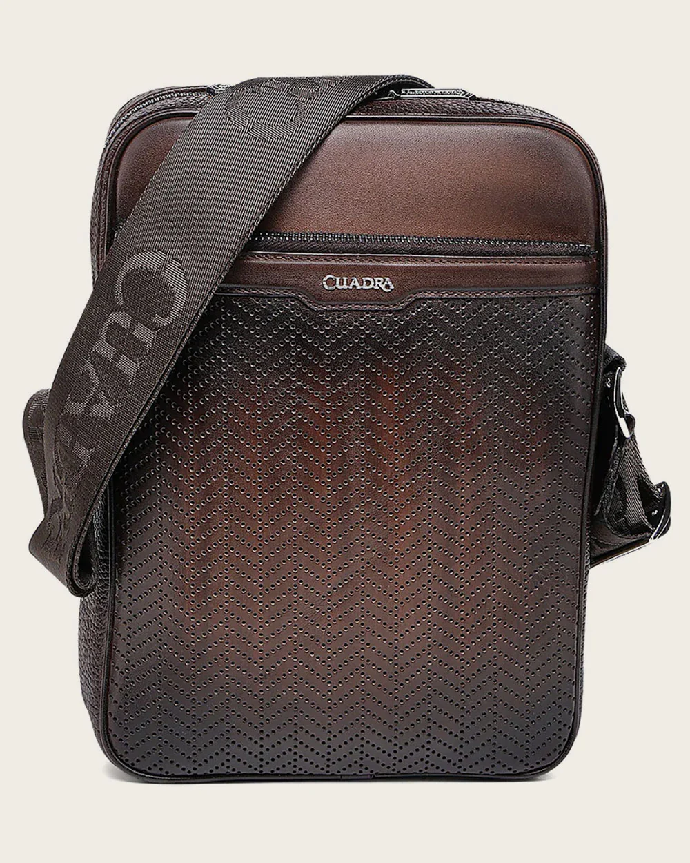Brown Bovine Men Crossbag