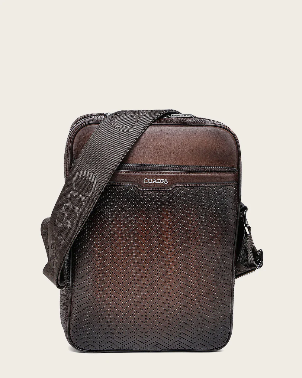 Brown Bovine Men Crossbag
