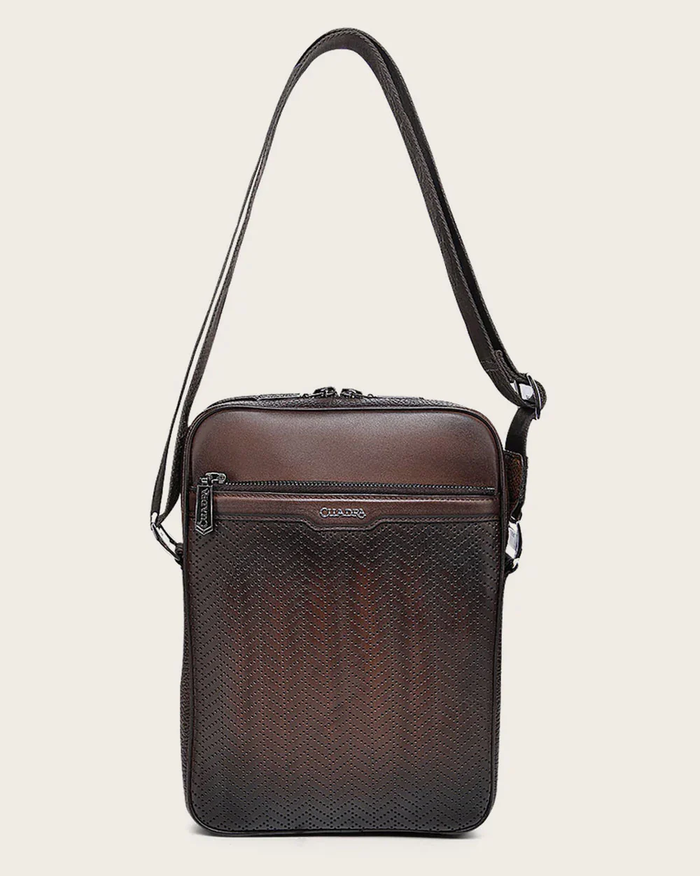 Brown Bovine Men Crossbag