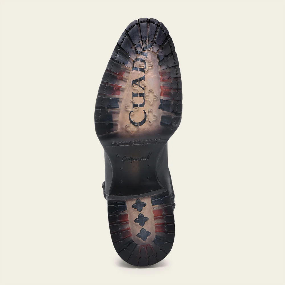 Cuadra Men’s Urban Black Leather Boot with Buckle Straps and Track Sole 21 Cuadra Men’s Urban Black Leather Boot with Buckle Straps and Track Sole