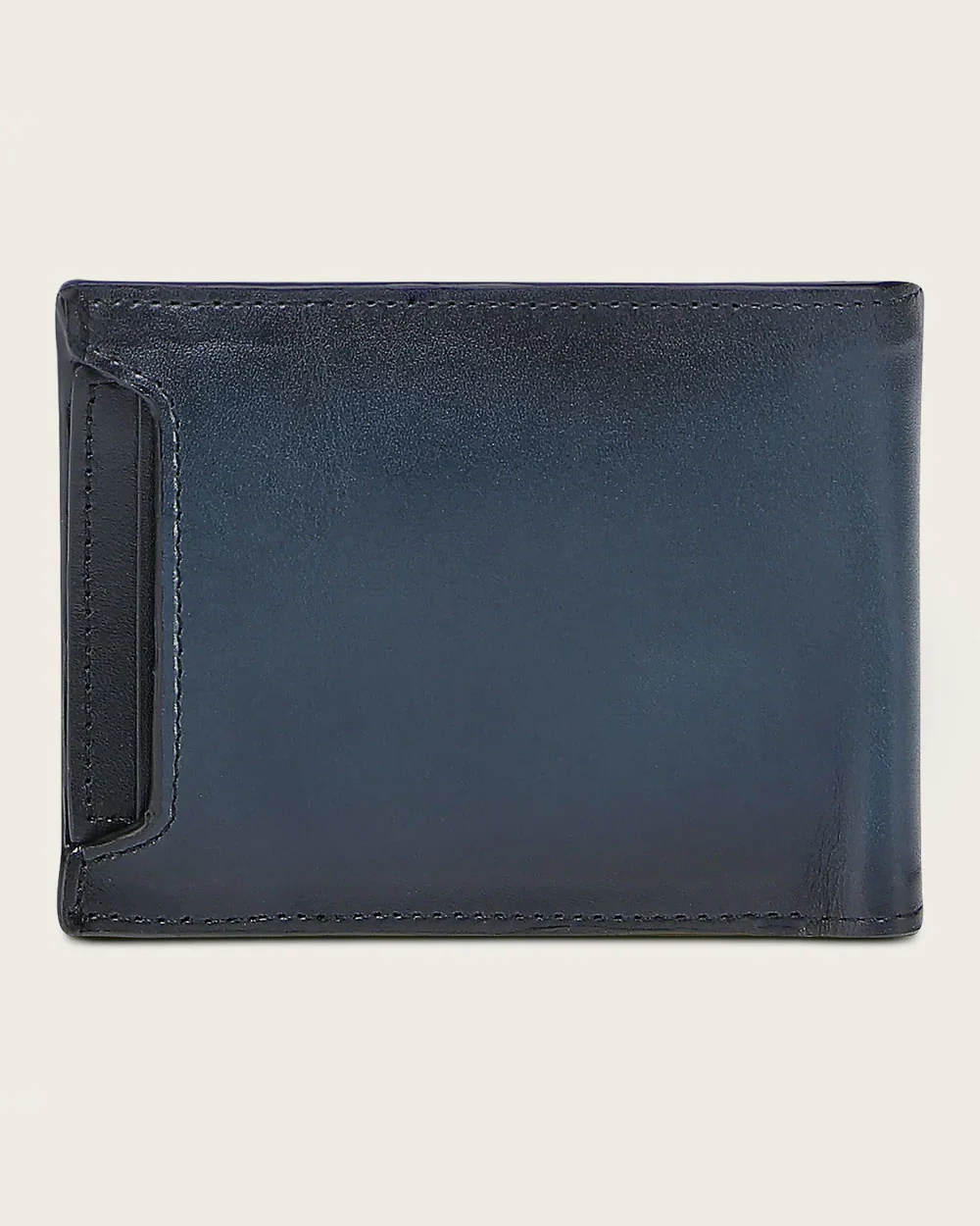 Luxury Men’s Black & Blue Stingray Leather Wallet
