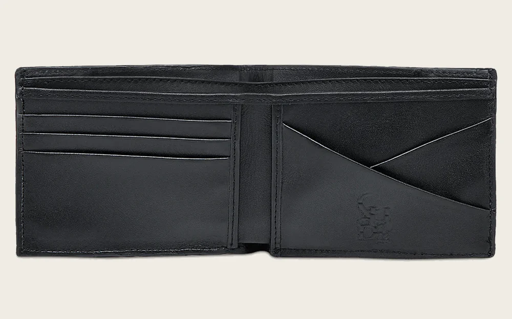 Luxury Men’s Black & Blue Stingray Leather Wallet