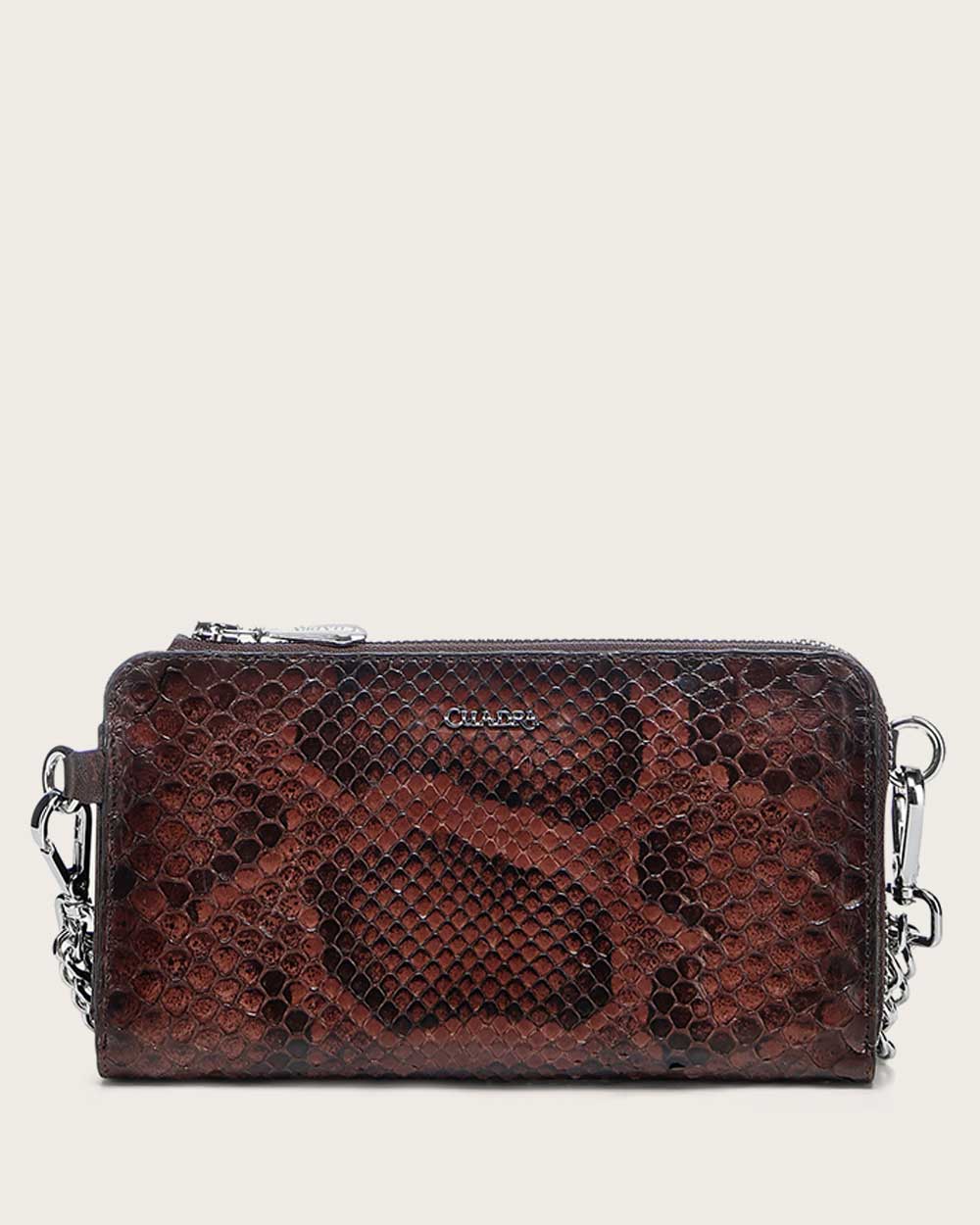 Luxury Women’s Chocolate Python Leather Wallet 10 Luxury Women’s Chocolate Python Leather Wallet