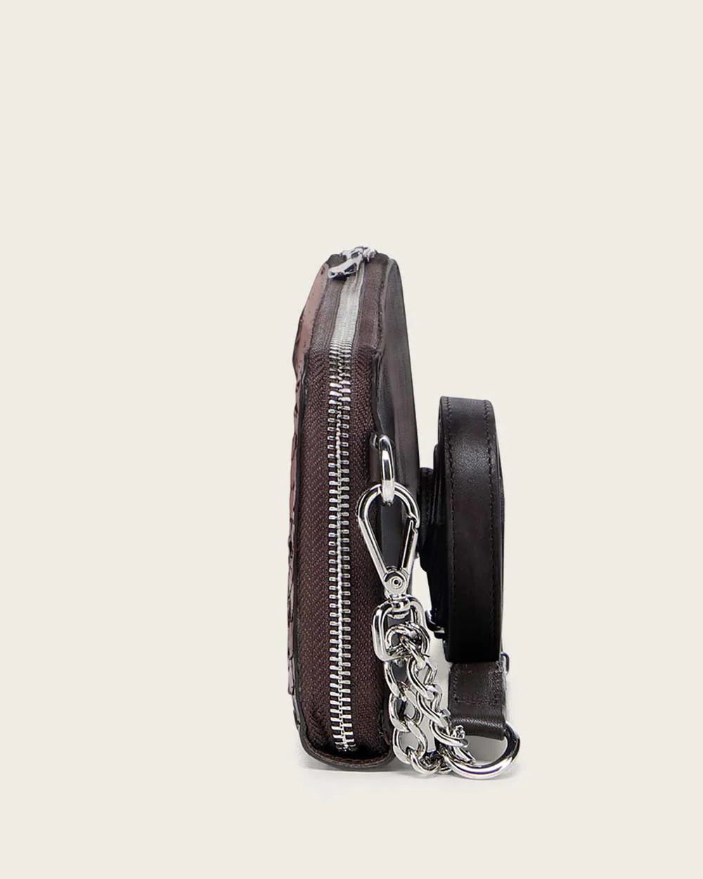 Luxury Women’s Chocolate Python Leather Wallet 14 Luxury Women’s Chocolate Python Leather Wallet