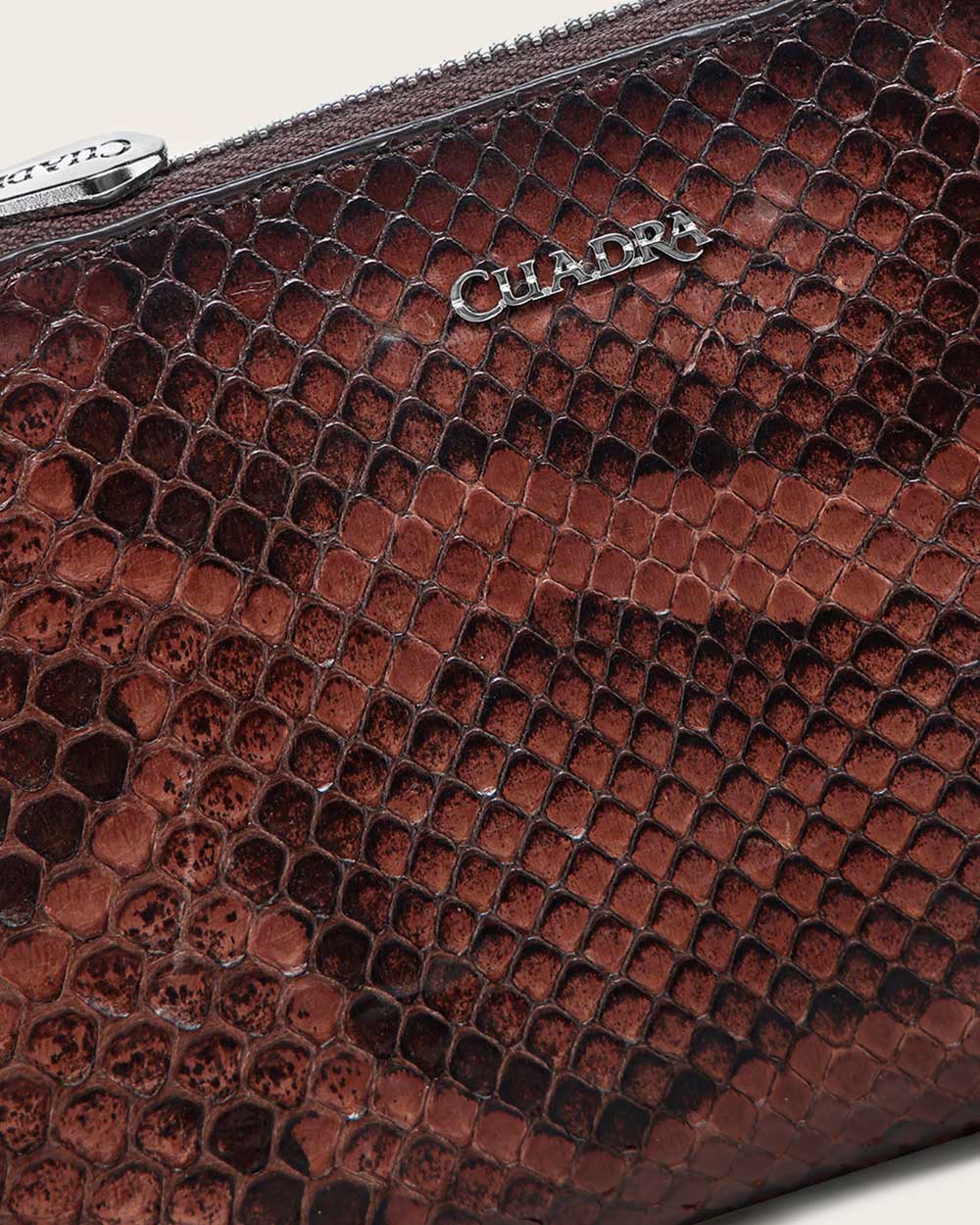 Luxury Women’s Chocolate Python Leather Wallet 3 Luxury Women’s Chocolate Python Leather Wallet