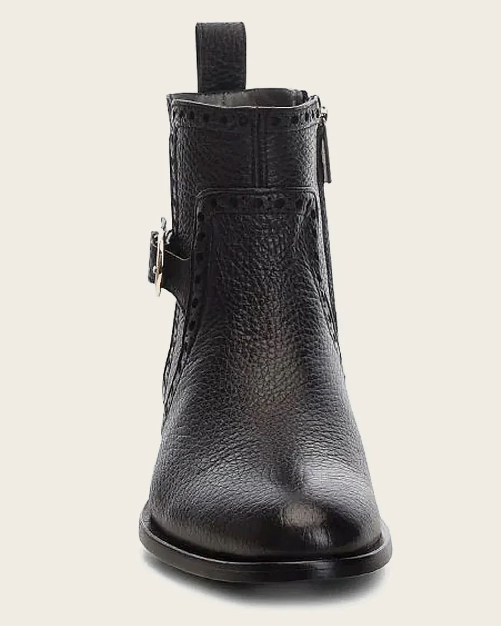 Ankle black bootie with buckle 6 Ankle black bootie with buckle