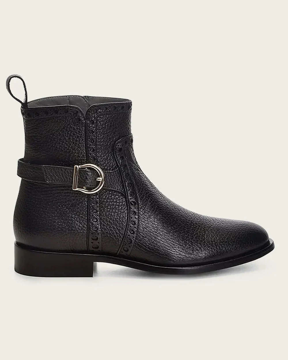 Ankle black bootie with buckle 7 Ankle black bootie with buckle