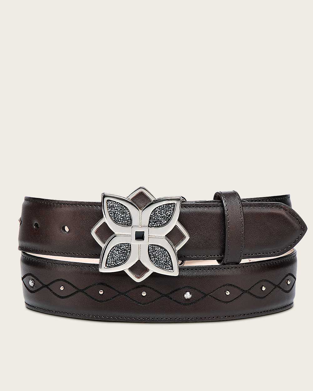 Luxury Women's Casual Belt in Genuine Bovine Leather