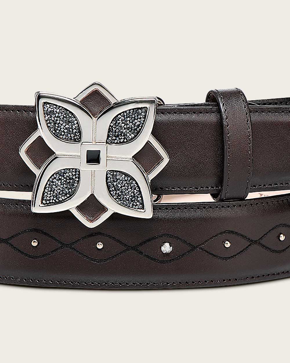 Luxury Women's Casual Belt in Genuine Bovine Leather 12 Luxury Women's Casual Belt in Genuine Bovine Leather
