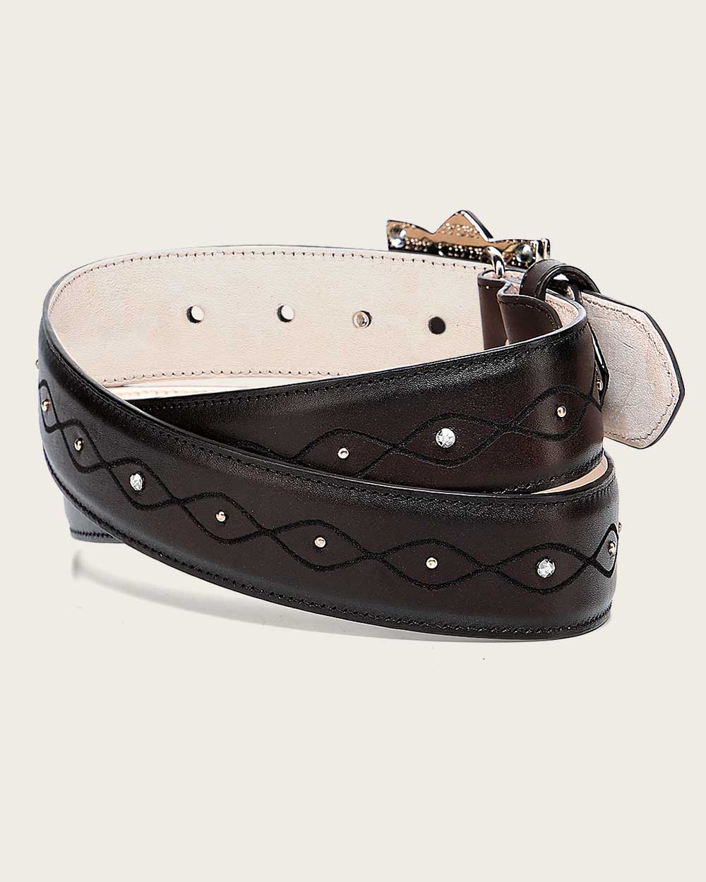 Luxury Women's Casual Belt in Genuine Bovine Leather 3 Luxury Women's Casual Belt in Genuine Bovine Leather
