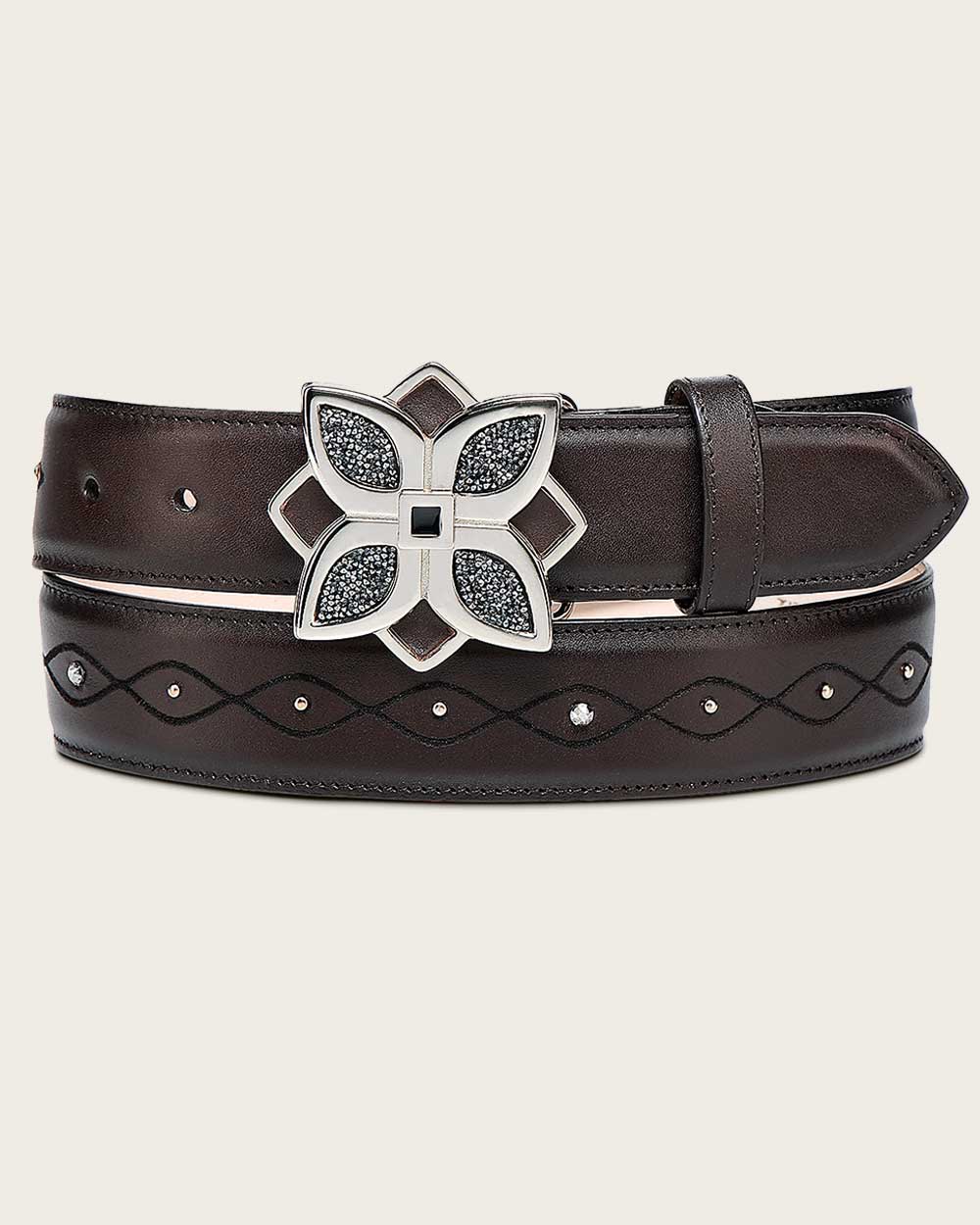 Luxury Women's Casual Belt in Genuine Bovine Leather 8 Luxury Women's Casual Belt in Genuine Bovine Leather