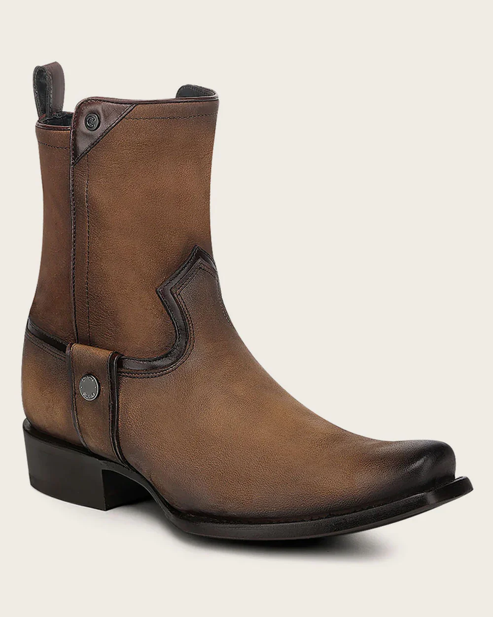 Men’s Urban Ankle Boot in Genuine Bovine Leather with Vintage Finish