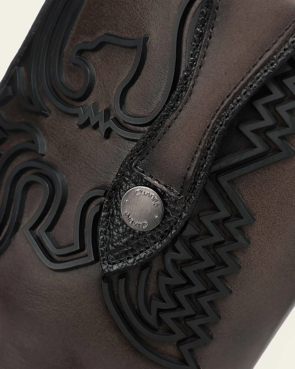 Men’s Urban Leather Brown Boot with Vintage Finish and KPU Details 3 Men’s Urban Leather Brown Boot with Vintage Finish and KPU Details