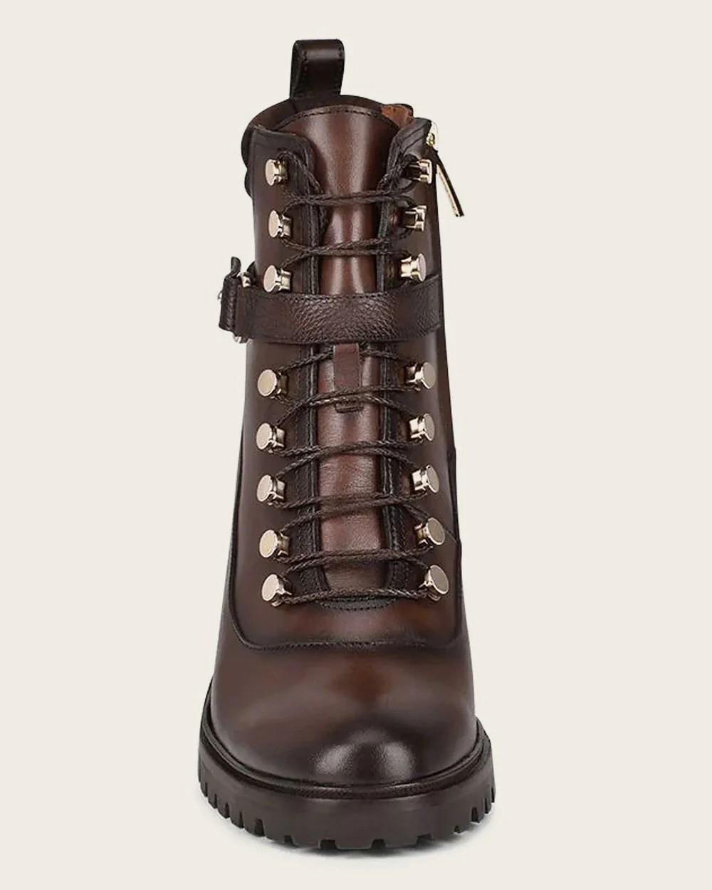 Ankle urban high heel brown bootie 14 Ankle urban high heel brown bootie