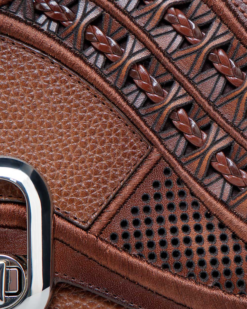 Luxury Women’s Honey Brown Shoulder Bag in Bovine Leather