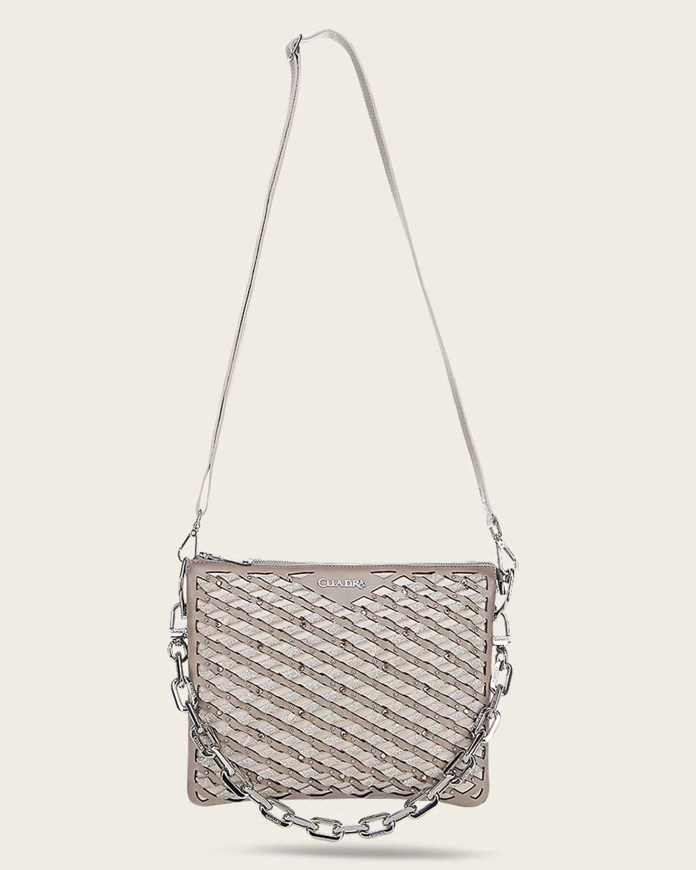 Luxury Beige Shoulder Bag in Genuine Lambskin Leather 18 Luxury Beige Shoulder Bag in Genuine Lambskin Leather