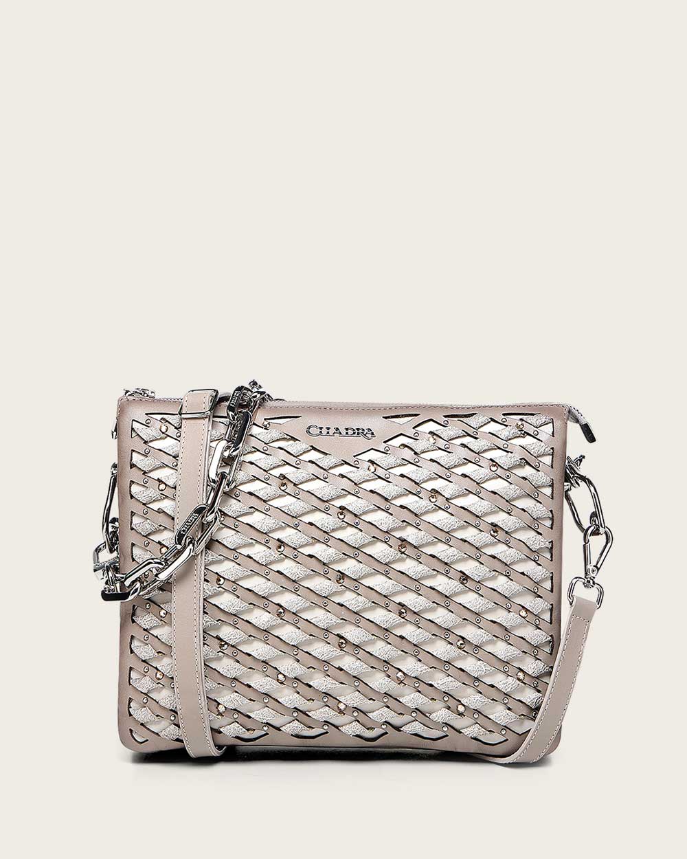 Luxury Beige Shoulder Bag in Genuine Lambskin Leather 4 Luxury Beige Shoulder Bag in Genuine Lambskin Leather