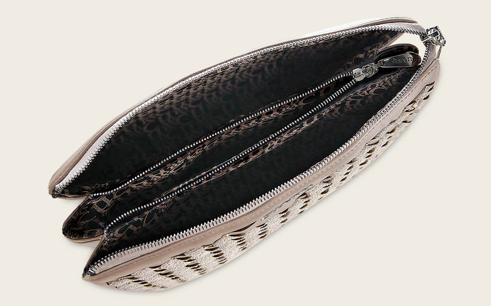 Luxury Beige Shoulder Bag in Genuine Lambskin Leather 8 Luxury Beige Shoulder Bag in Genuine Lambskin Leather