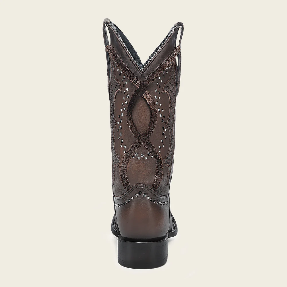 Cuadra Women’s Rodeo Boot in Genuine Honey Leather with Laser Embroidery & Goodyear Welt 5 Cuadra Women’s Rodeo Boot in Genuine Honey Leather with Laser Embroidery & Goodyear Welt