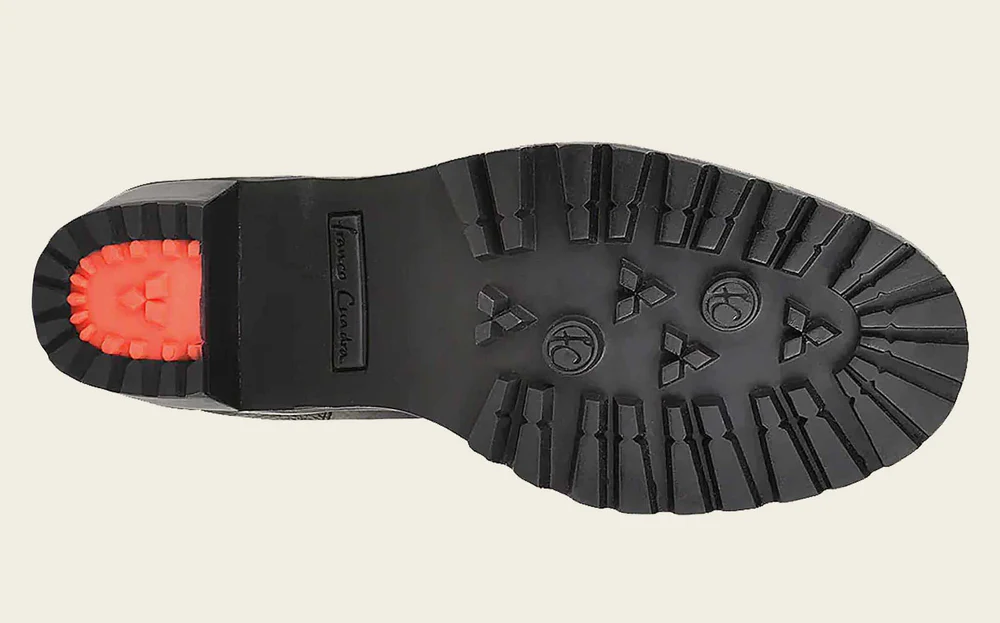 Ankle high heel black exotic bootie