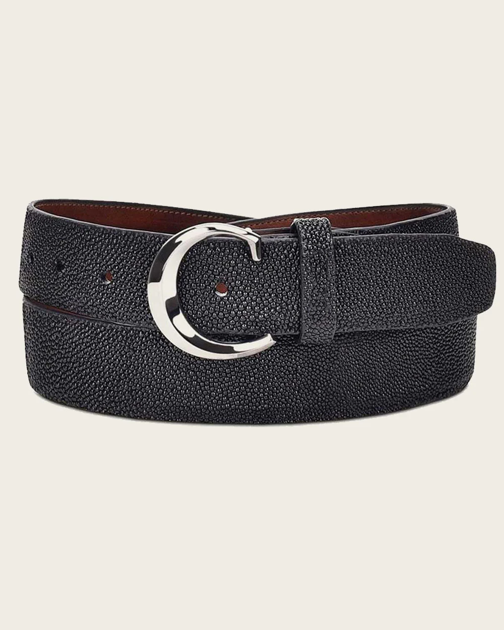 Black stingray exotic Belt