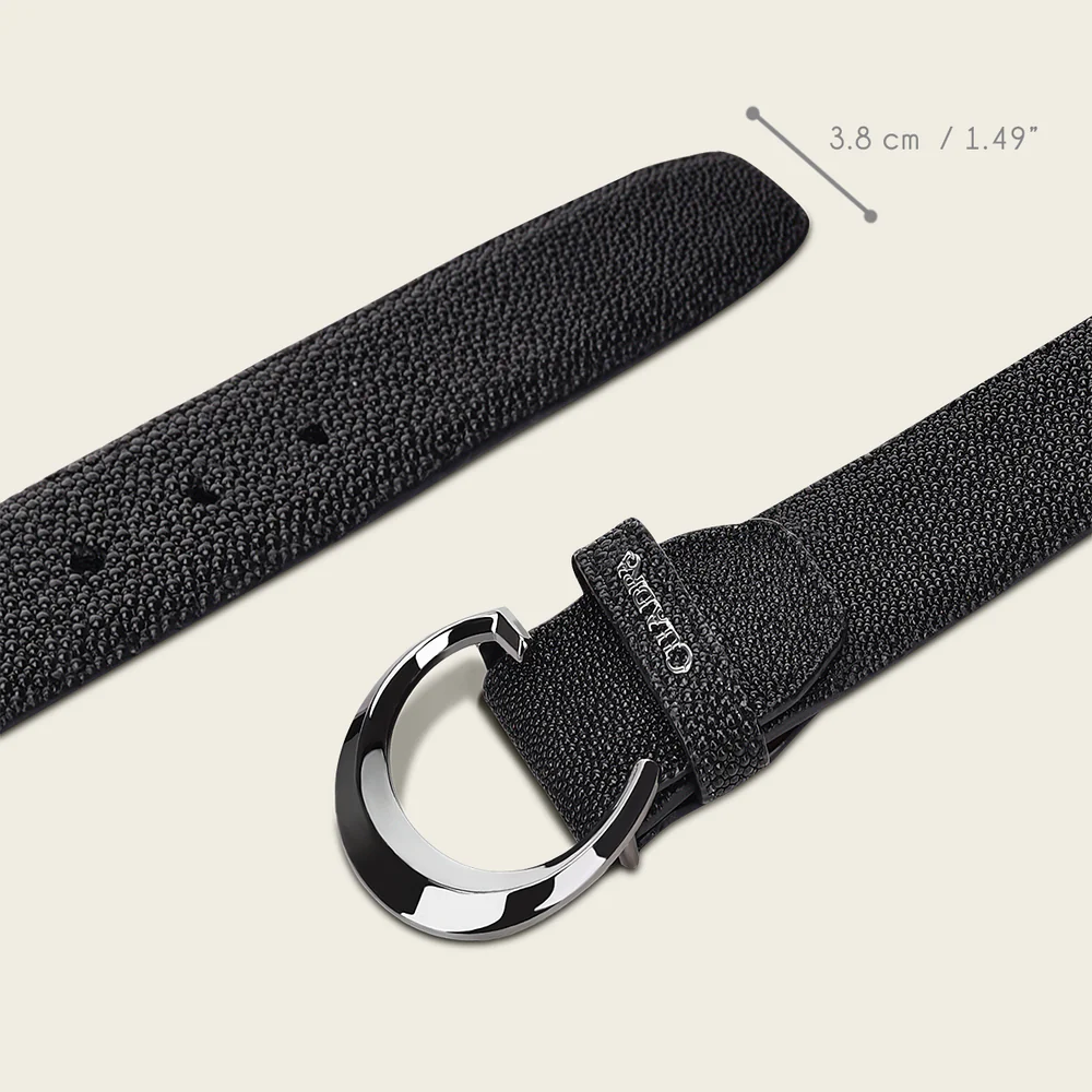 Black stingray exotic Belt 6 Black stingray exotic Belt