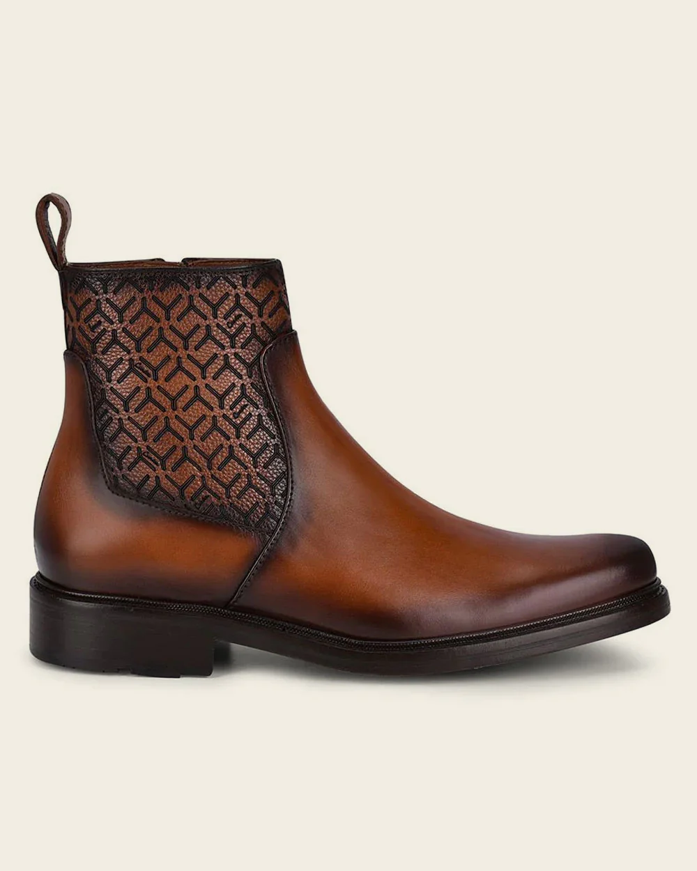 Honey Leather Chelsea Dress Boots