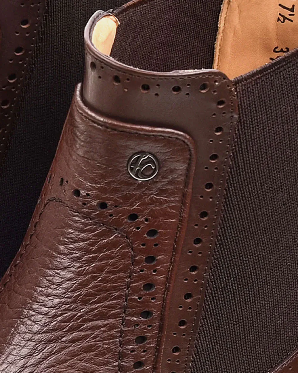 Brown Deer Leather Chelsea Dress Boots. 11 Brown Deer Leather Chelsea Dress Boots.