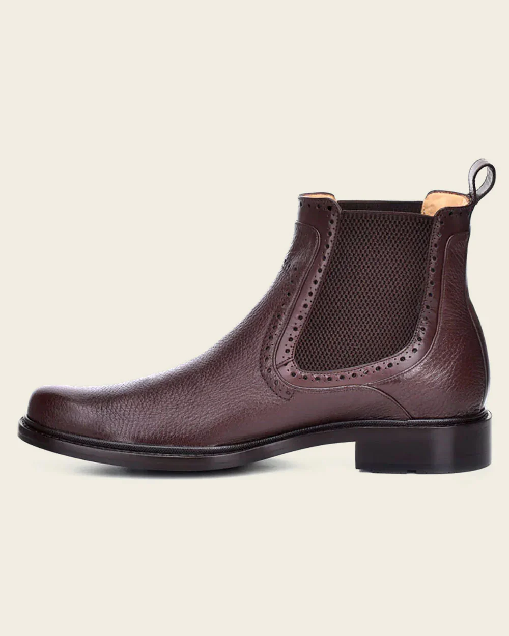 Brown Deer Leather Chelsea Dress Boots. 13 Brown Deer Leather Chelsea Dress Boots.