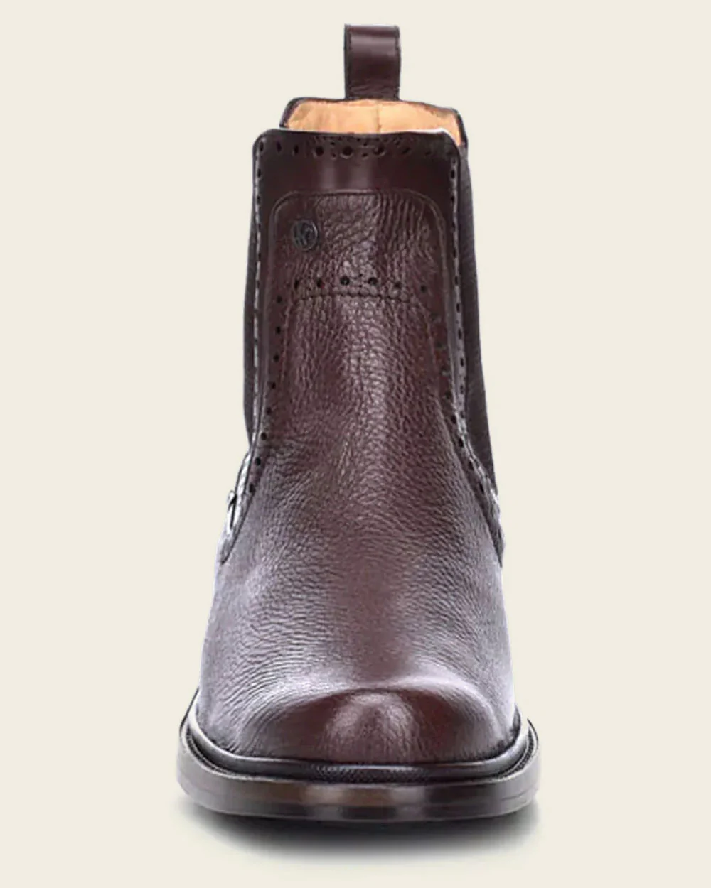 Brown Deer Leather Chelsea Dress Boots. 6 Brown Deer Leather Chelsea Dress Boots.