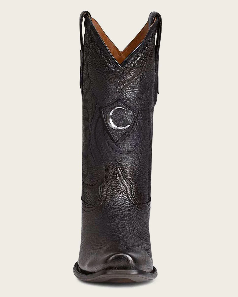 Black Deer Leather Western Boots 15 Black Deer Leather Western Boots