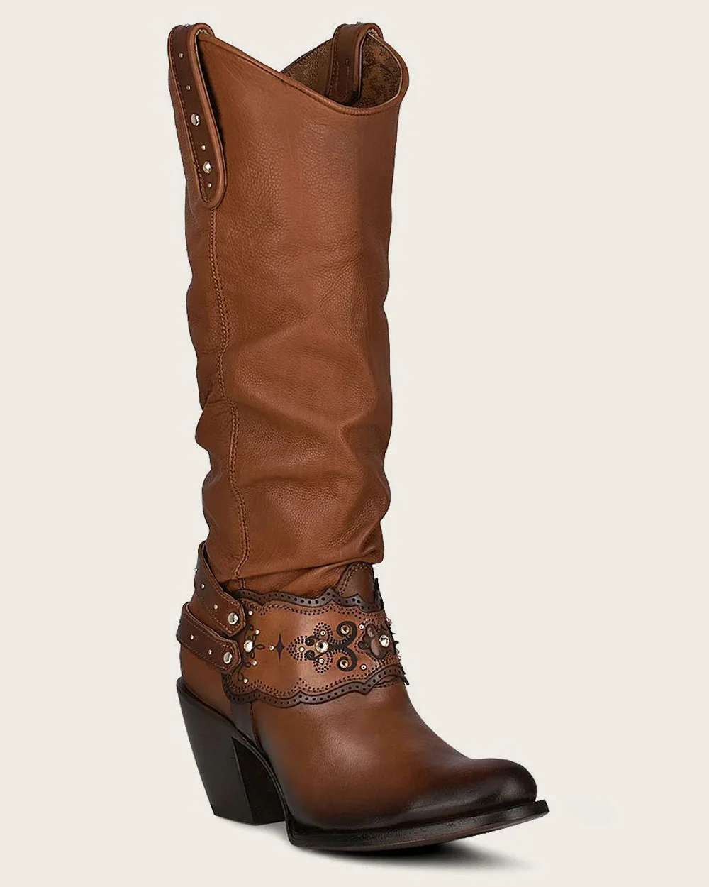 Honey Embroidered Knee-High Boot 10 Honey Embroidered Knee-High Boot