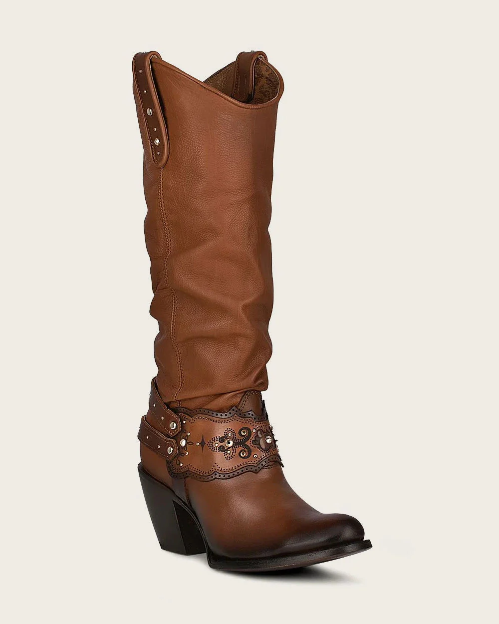 Honey Embroidered Knee-High Boot 9 Honey Embroidered Knee-High Boot