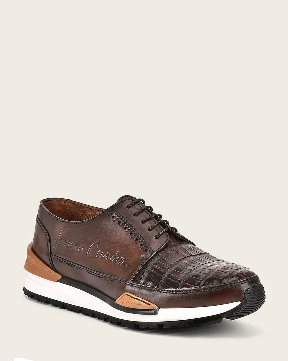 Sneakers brown exotic leather 12 Sneakers brown exotic leather