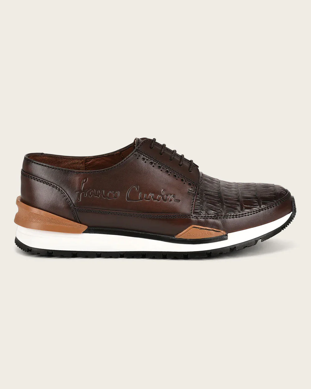Sneakers brown exotic leather 15 Sneakers brown exotic leather
