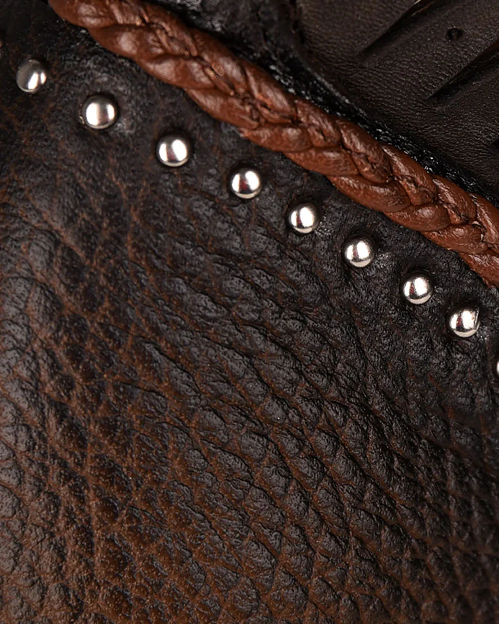 Ankle perforated brown bootie 3 Ankle perforated brown bootie