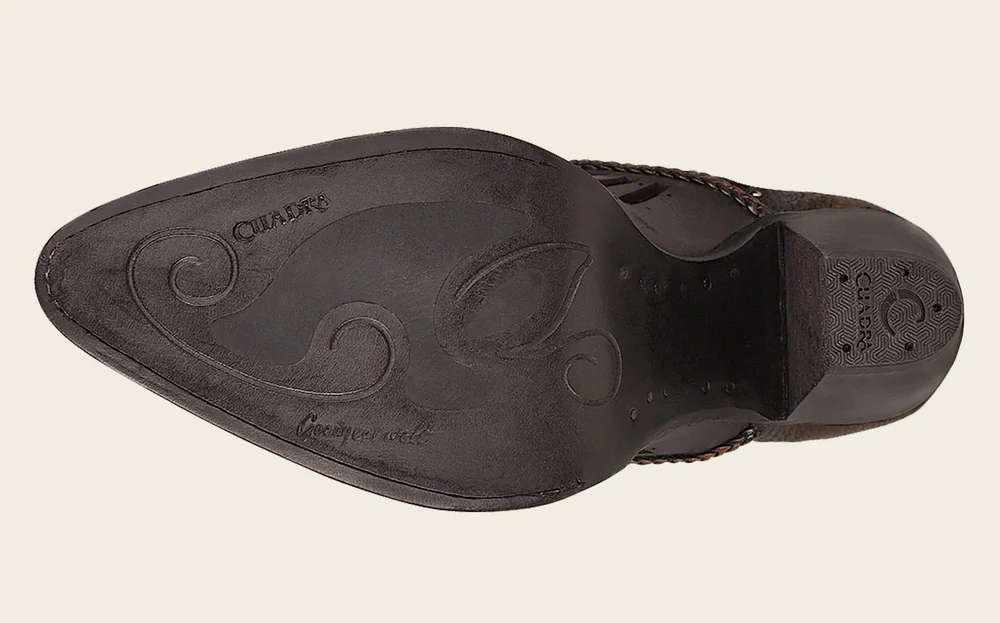 Ankle perforated brown bootie 8 Ankle perforated brown bootie