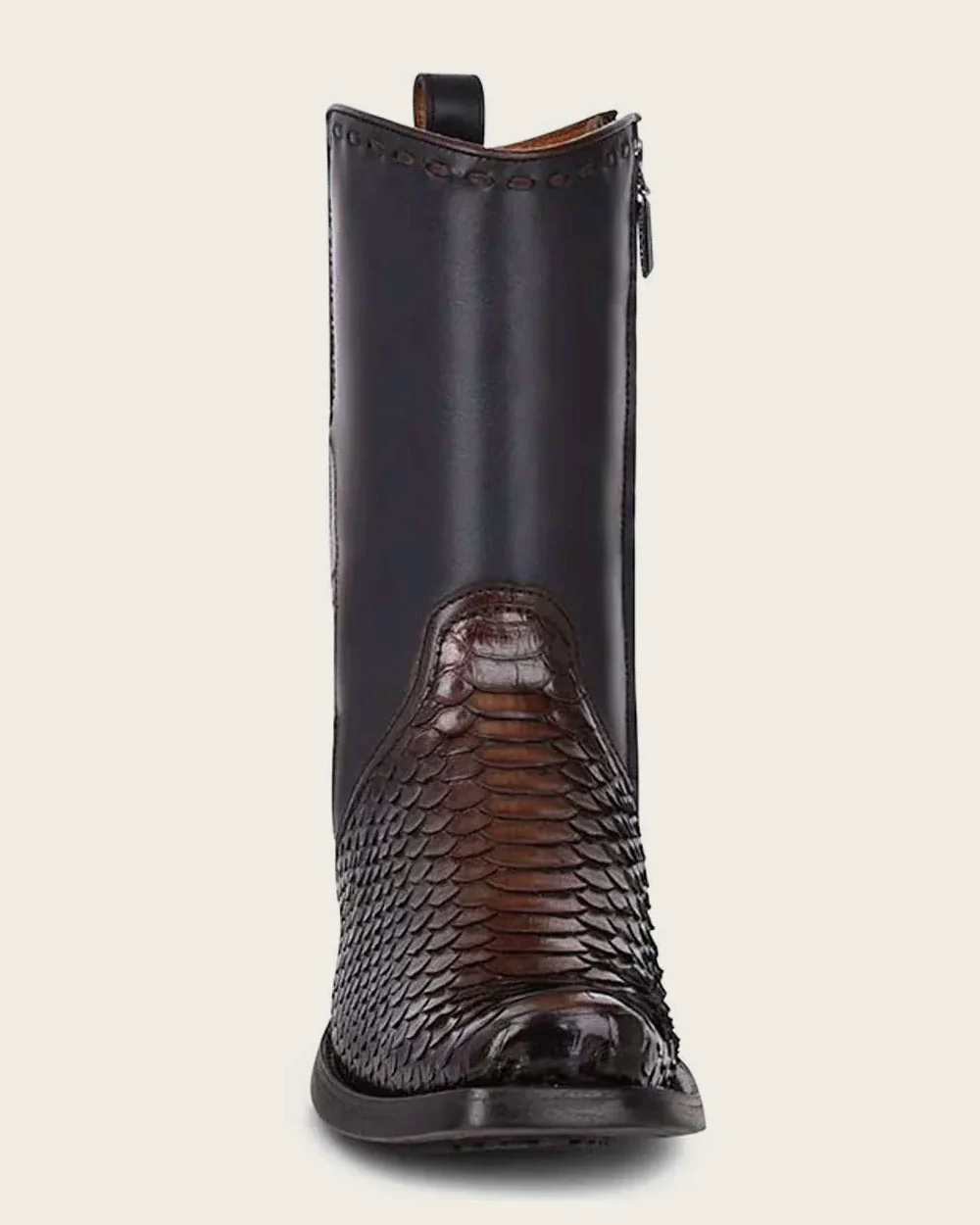 Urban black exotic boot