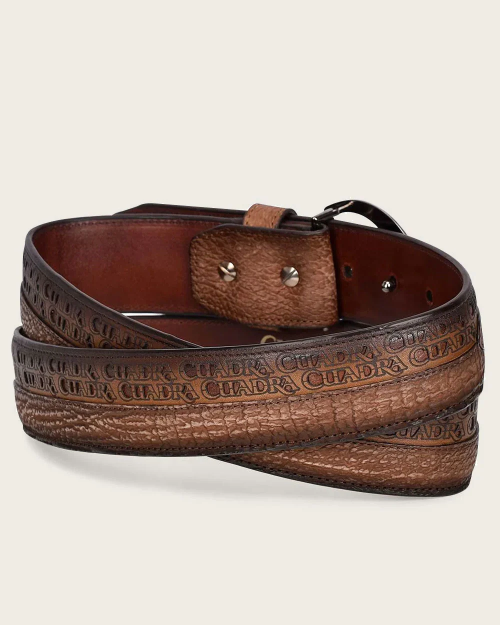 Honey engraved exotic Belt 5 Honey engraved exotic Belt