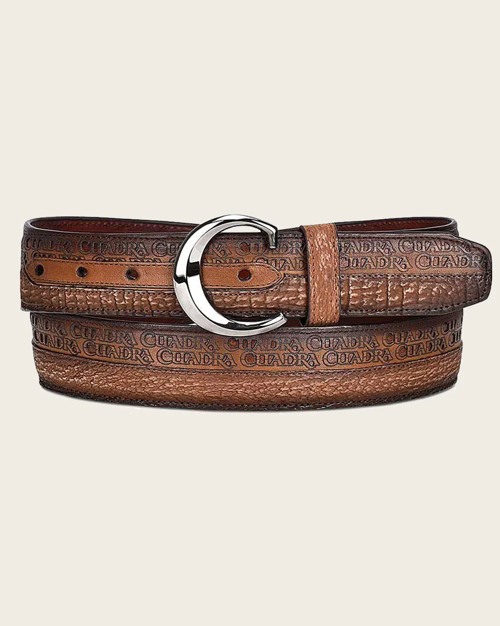 Honey engraved exotic Belt 8 Honey engraved exotic Belt